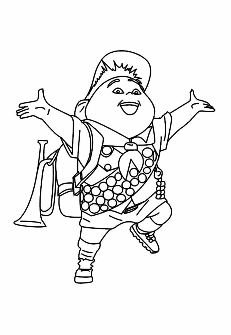 Desenhos de Up: Altas Aventuras para colorir - Bora Colorir