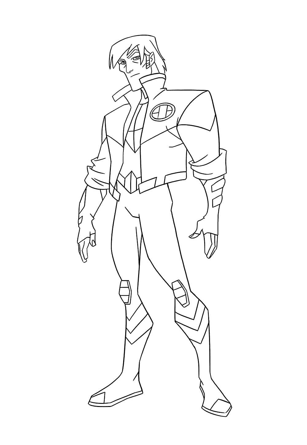Desenhos de Voltron para colorir