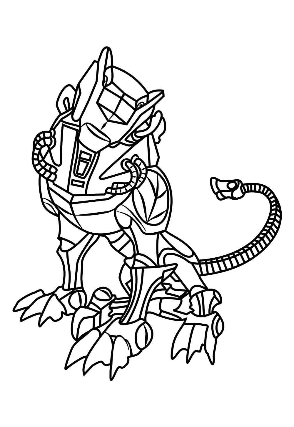 Desenho de Voltron para colorir
