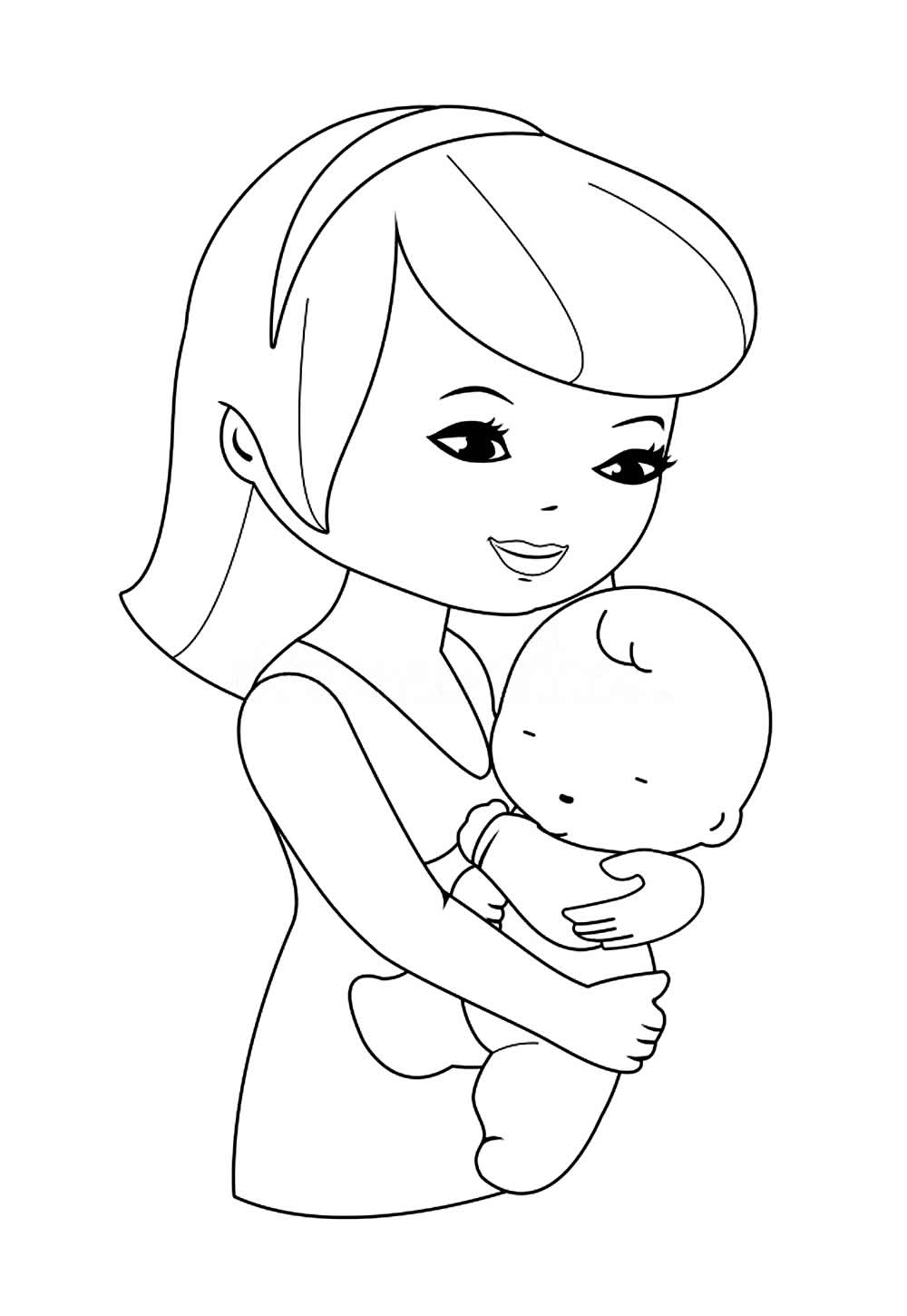 Desenhos de Dia das Mães para colorir