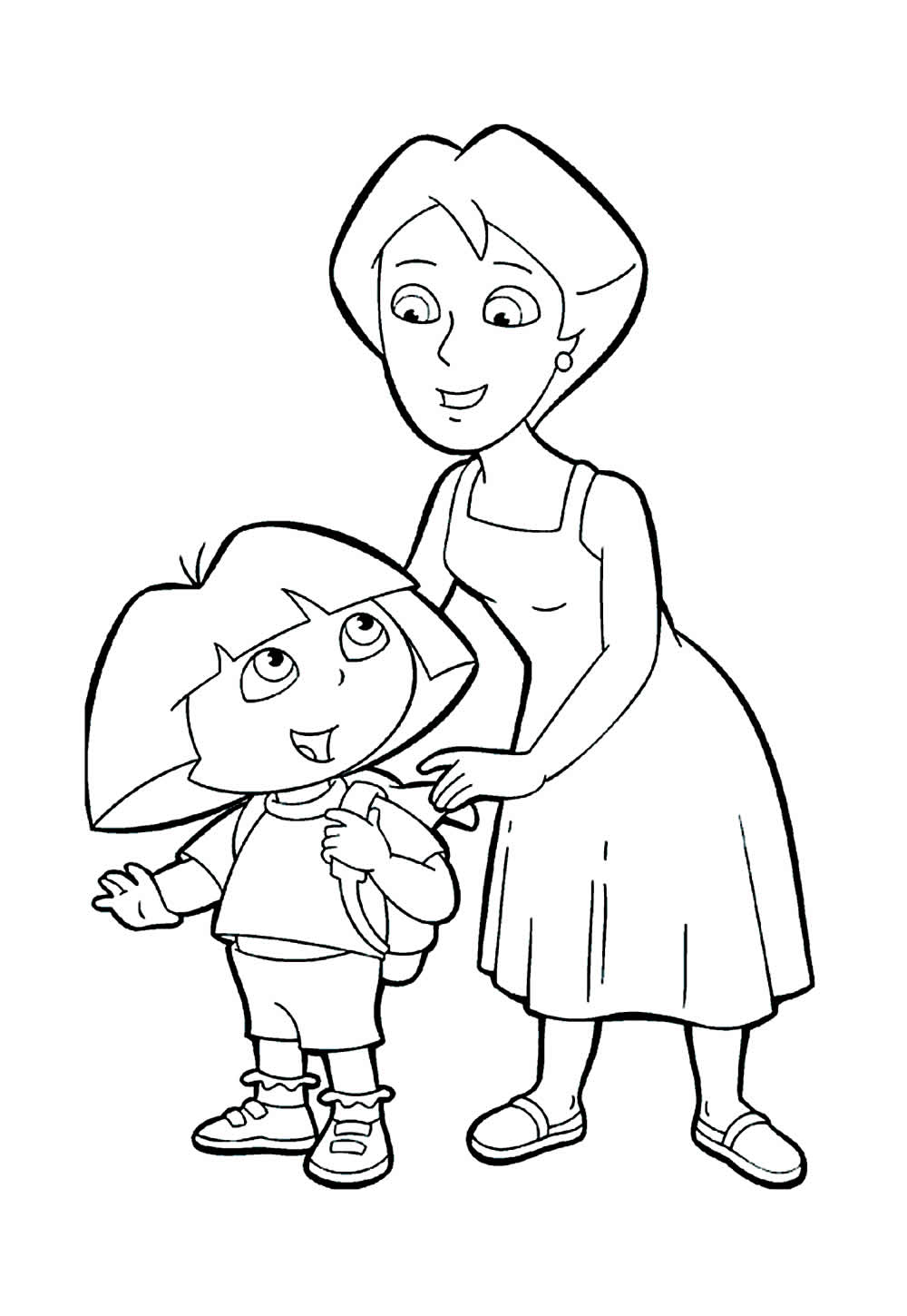 Desenhos de Dia das Mães para pintar
