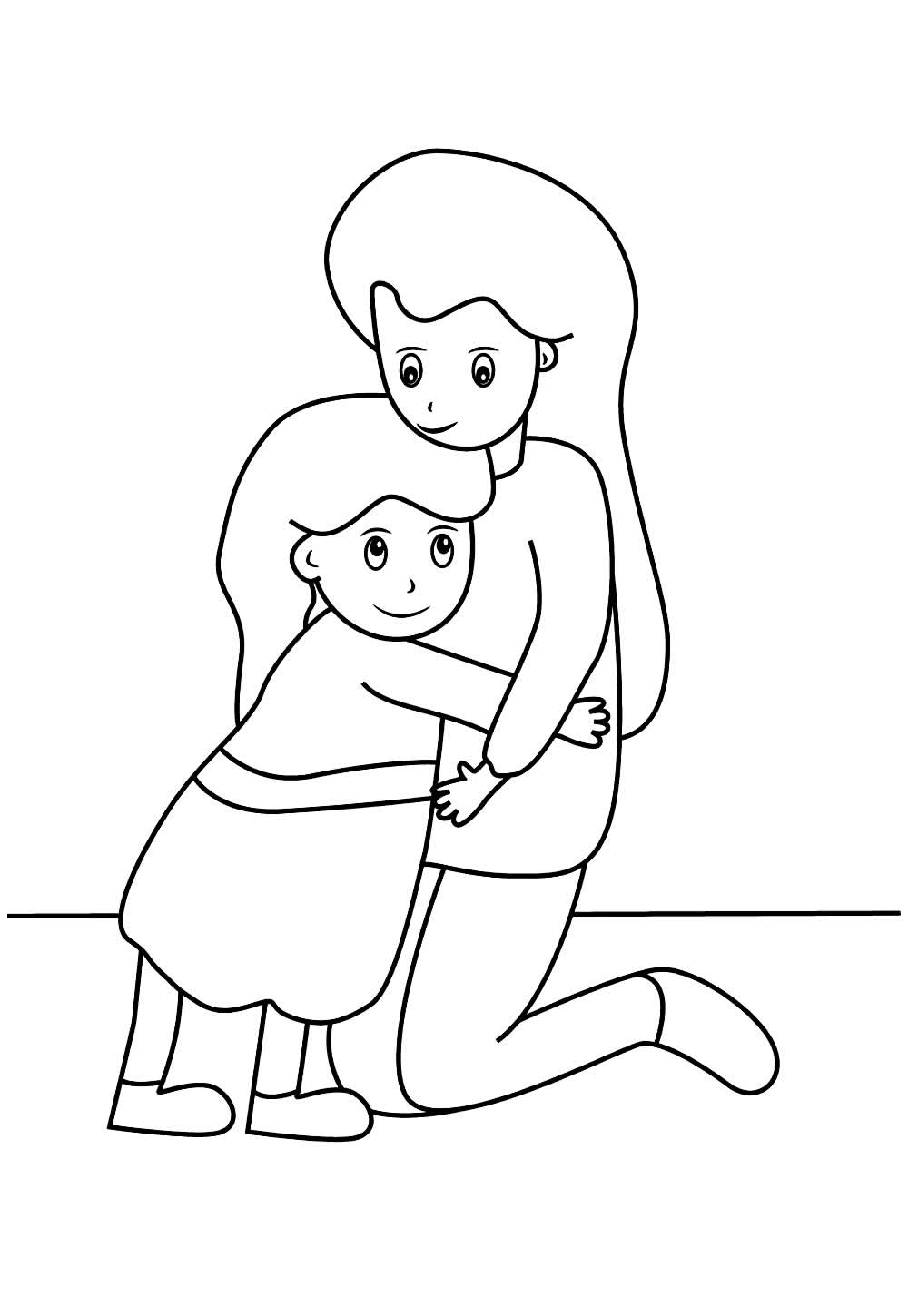 Dia das Mães para colorir