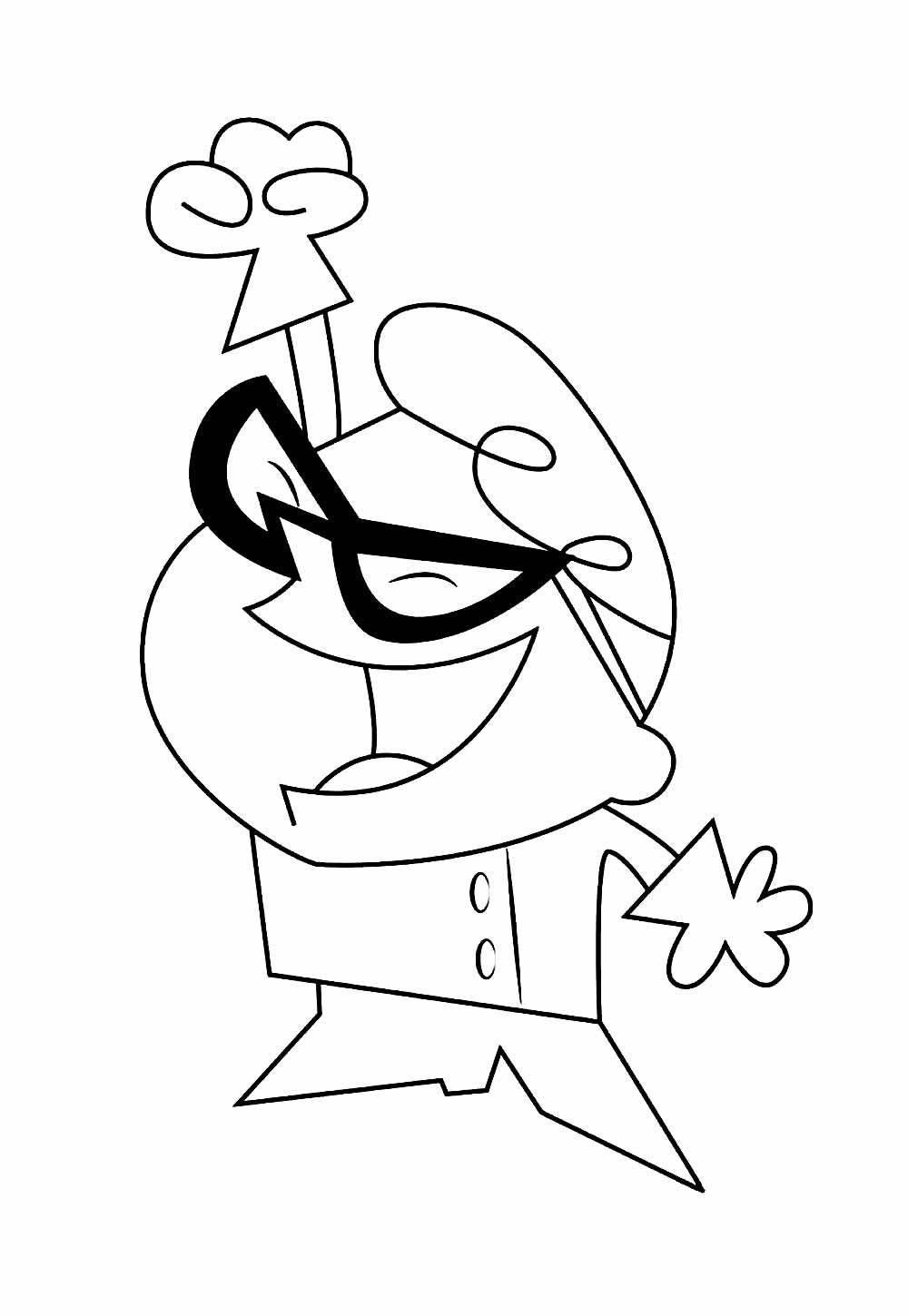 Desenhos do Laboratório de Dexter para colorir