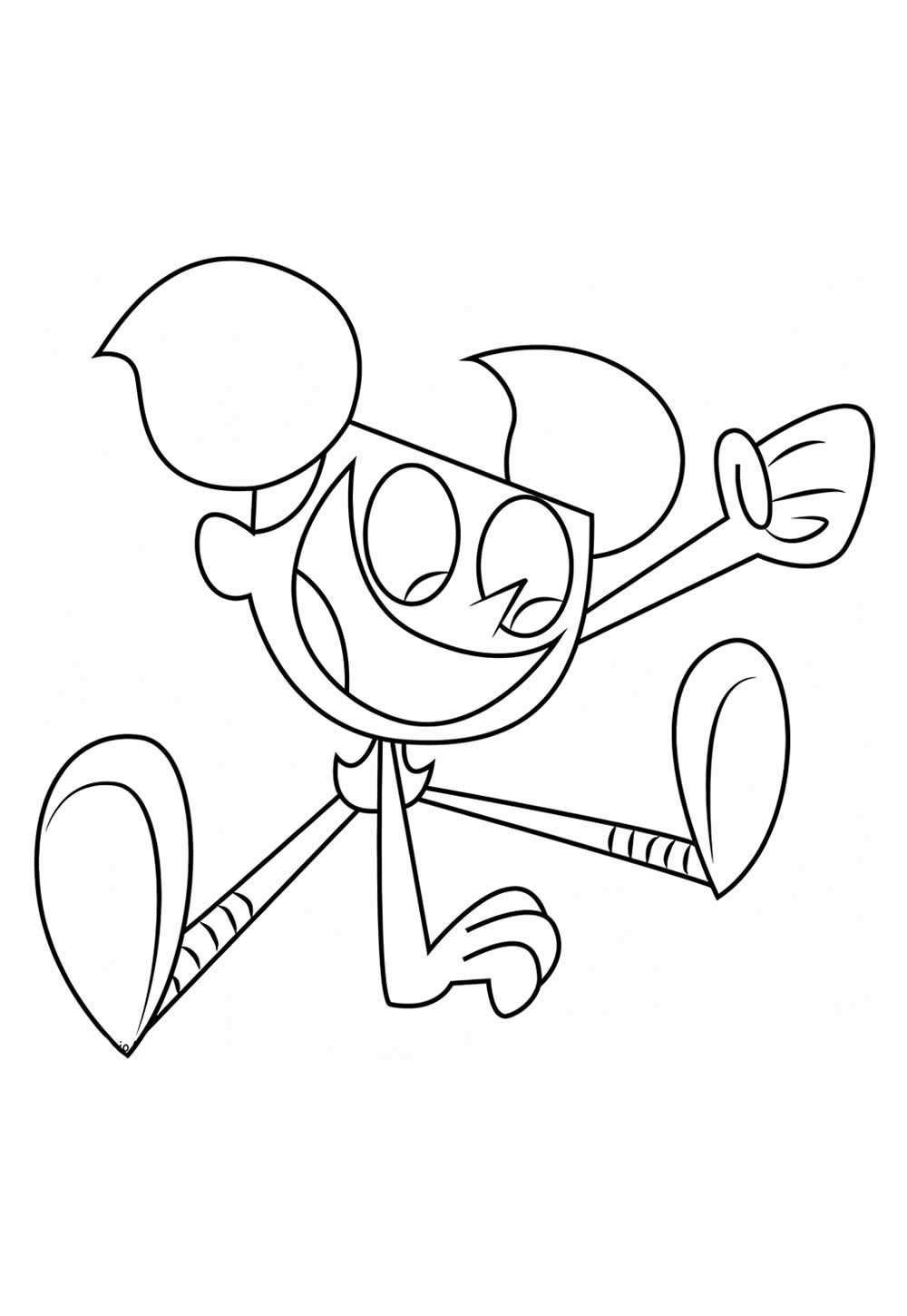 Desenho do Laboratório de Dexter para pintar