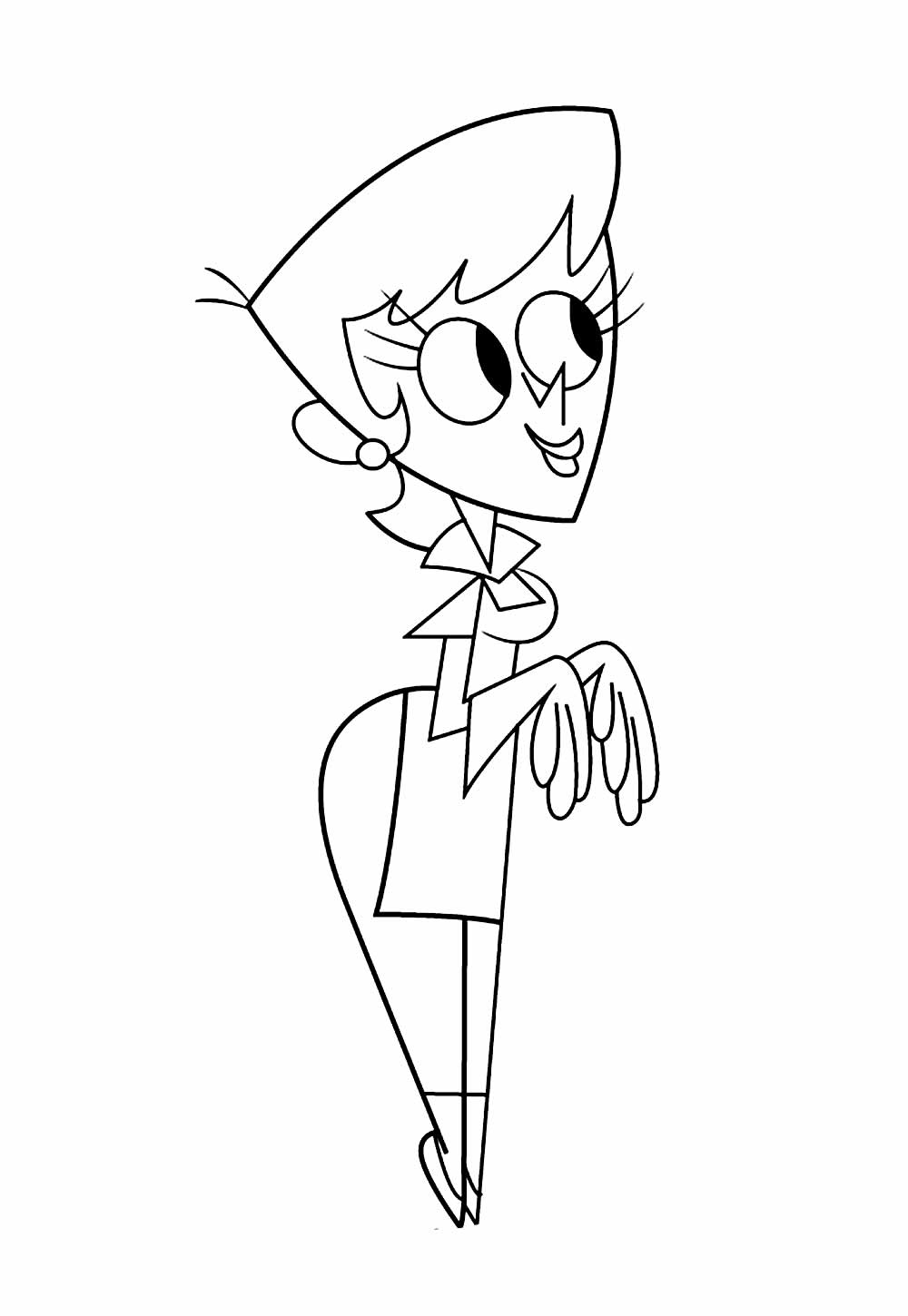 Desenho do Laboratório de Dexter para pintar