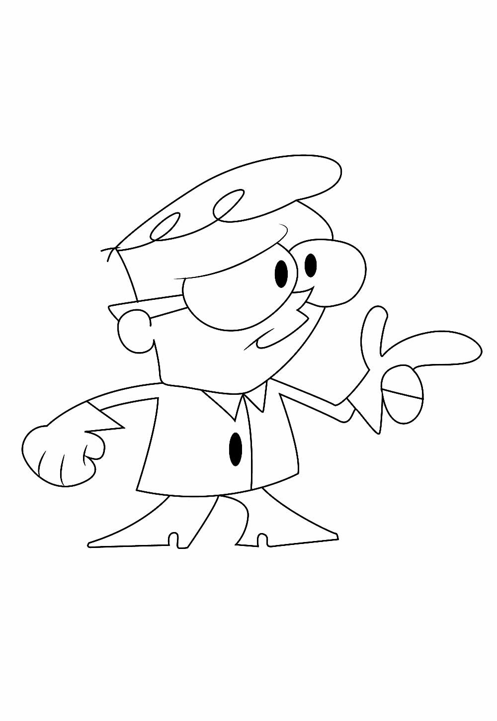 O Laboratório de Dexter para colorir
