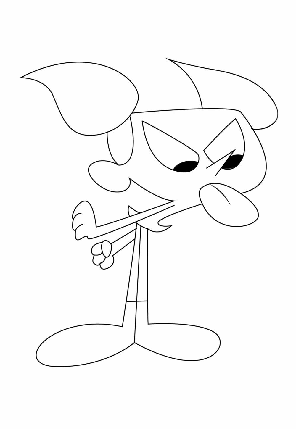 Desenho de O Laboratório de Dexter para colorir