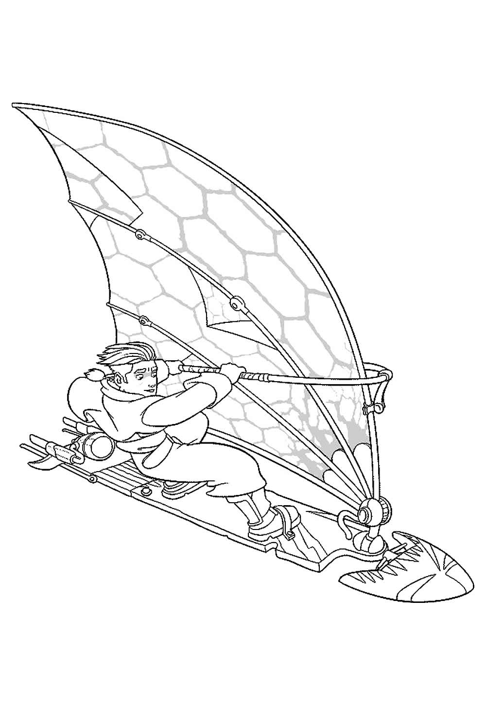 Desenho do Planeta do Tesouro para colorir