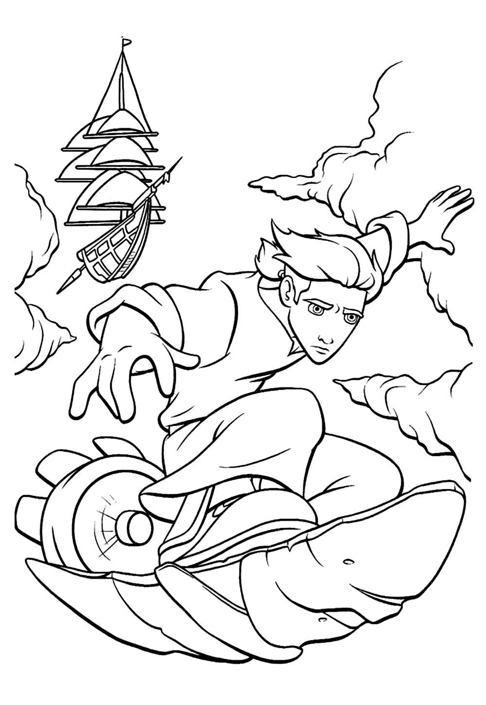 Desenho do Planeta do Tesouro