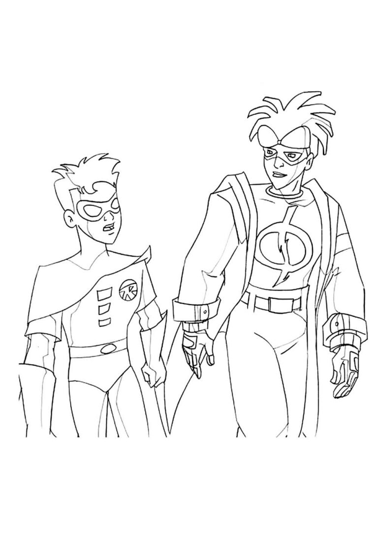 Desenhos do Super Choque para colorir - Bora Colorir