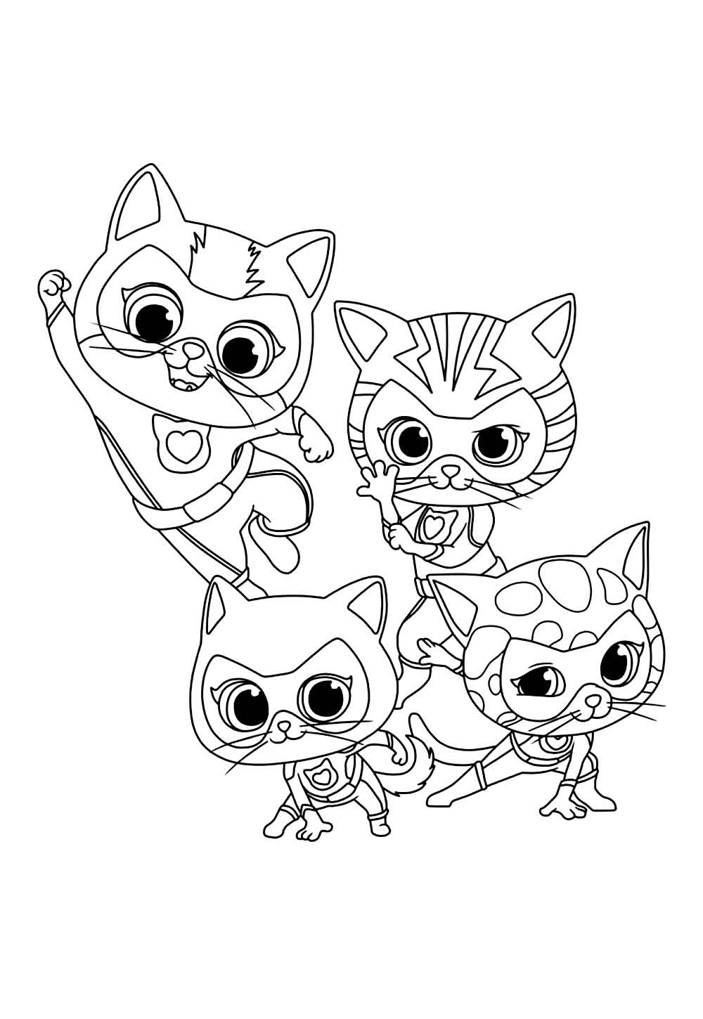 Desenho de Os Super Gatinhos