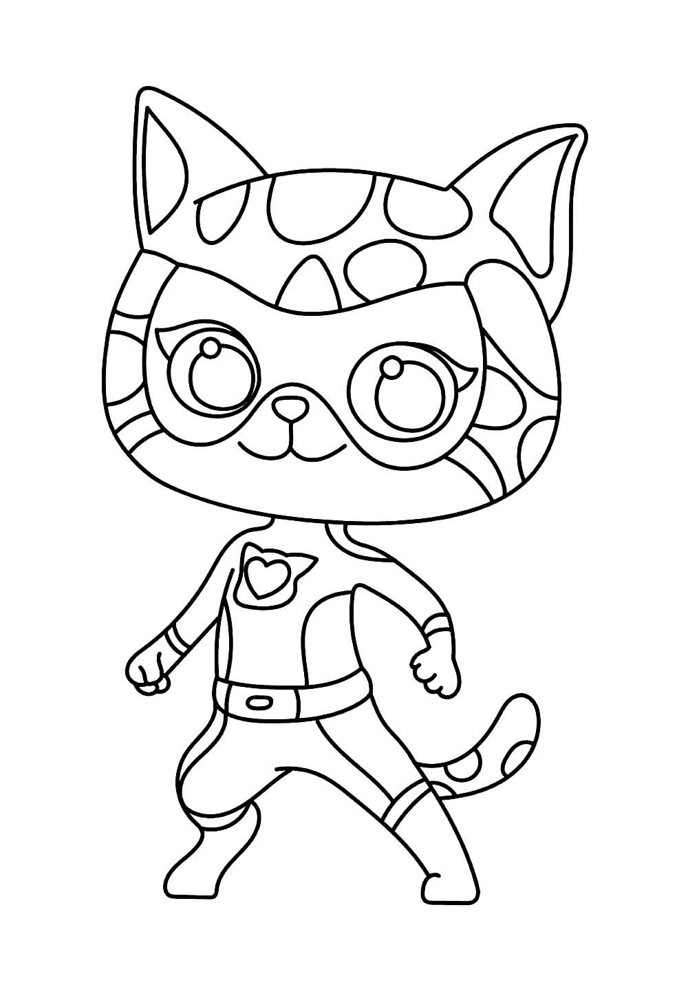 Desenho de Os Super Gatinhos para colorir