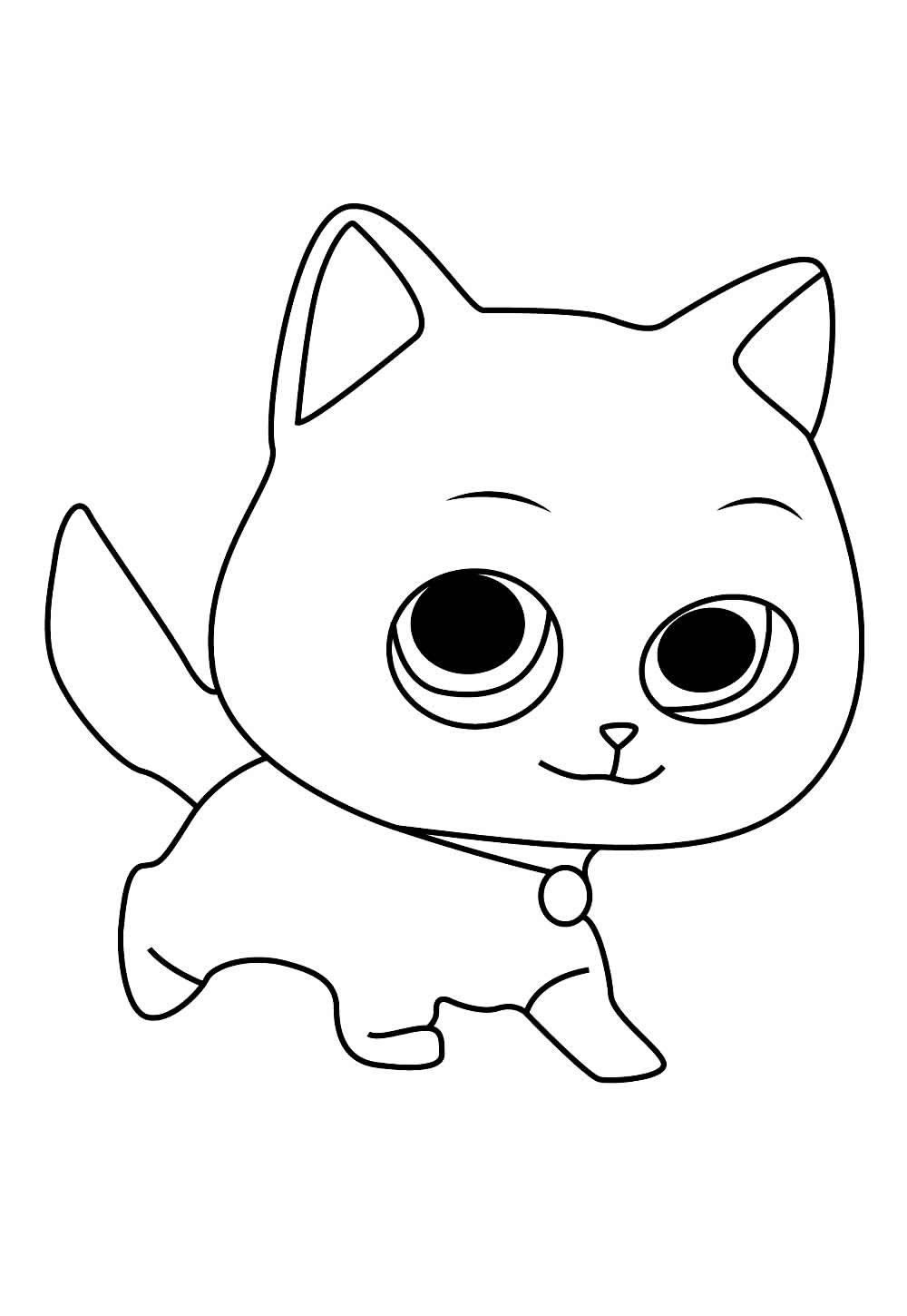 Desenho de Os Super Gatinhos para pintar