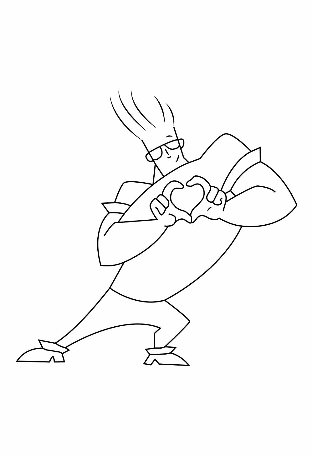 Desenho Johnny Bravo