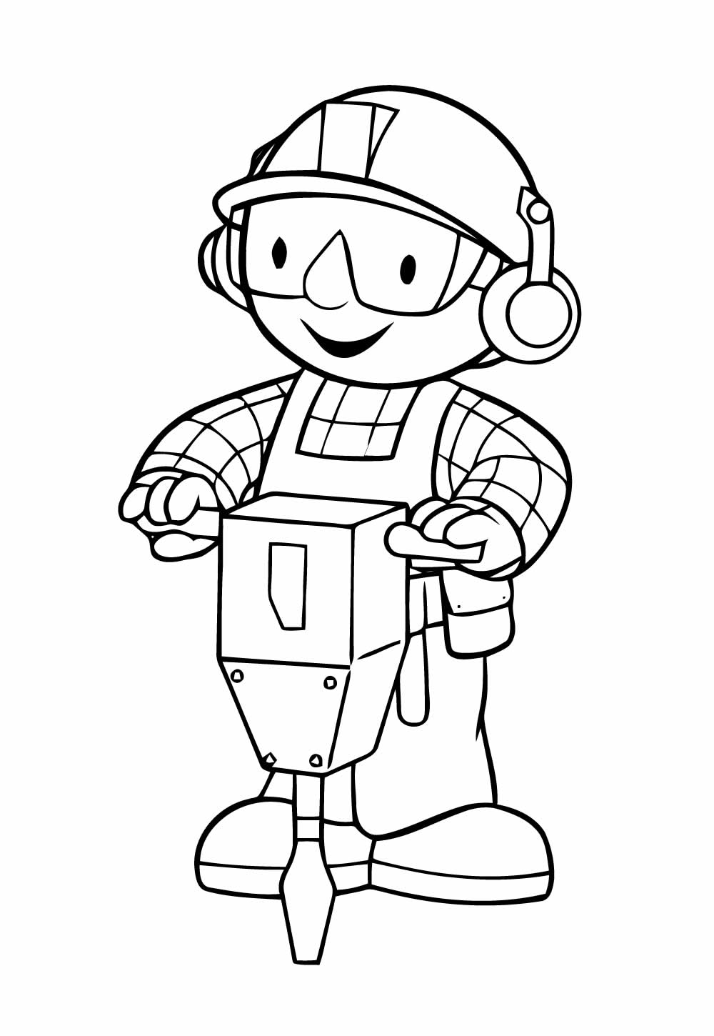 Desenho de Bob o Construtor