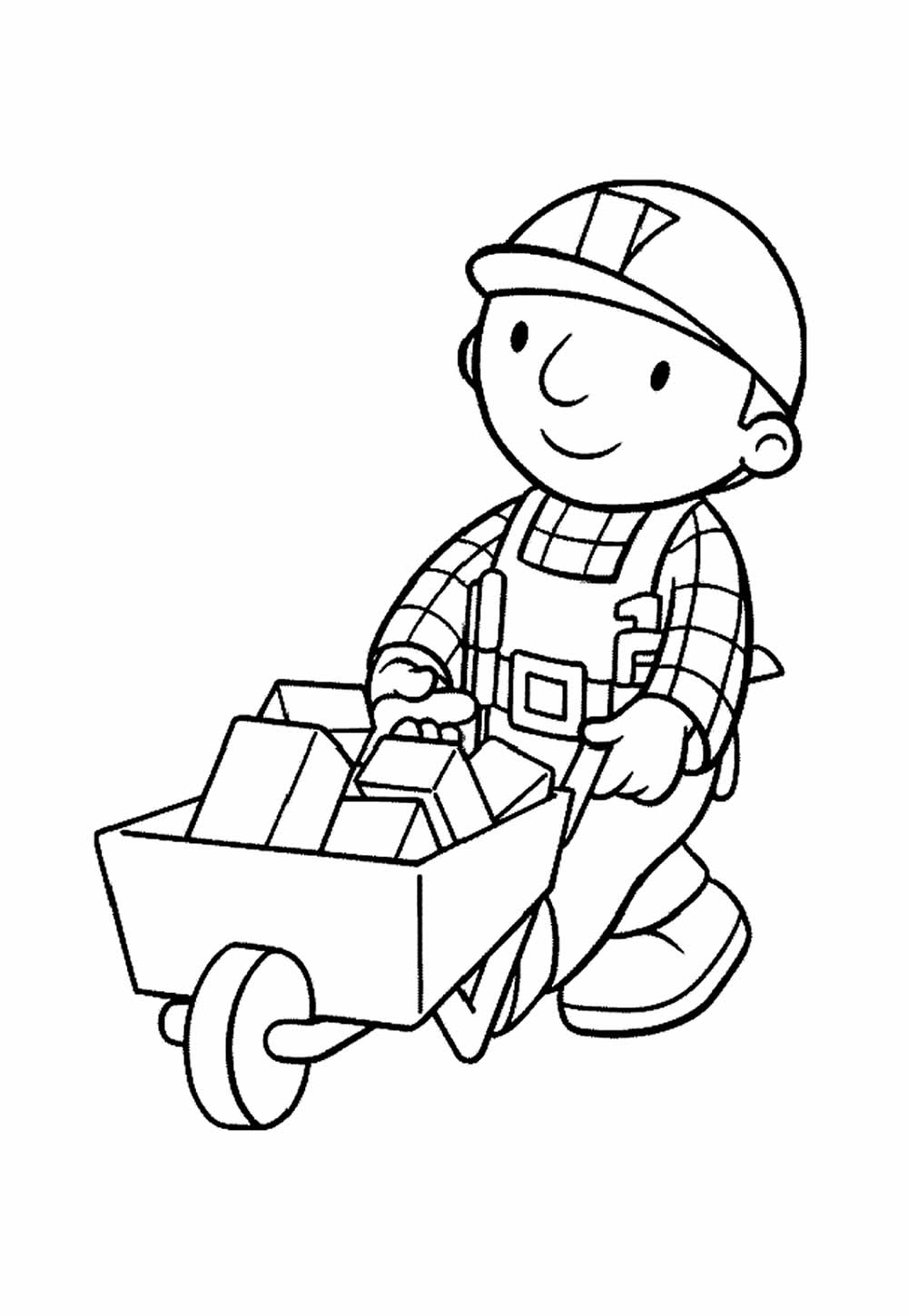Desenhos de Bob o Construtor para colorir