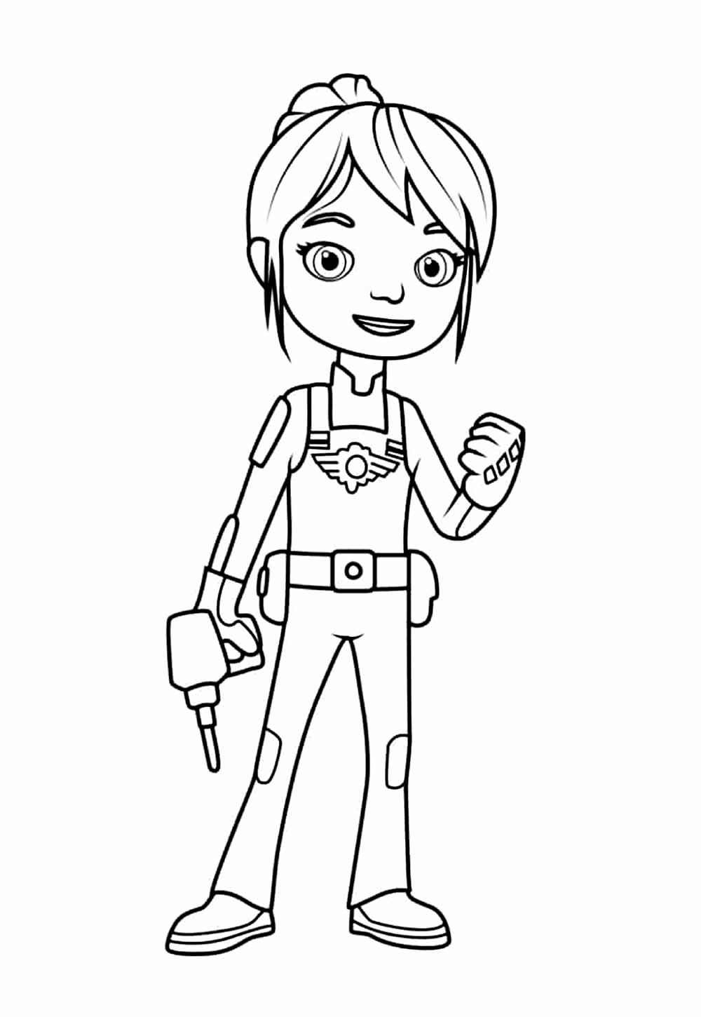 Desenho de Blaze e as Monster Machine para colorir