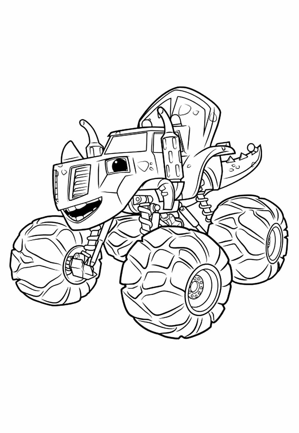 Desenhos de Blaze e as Monster Machine para colorir