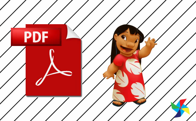 Desenhos da Lilo Pelekai em PDF