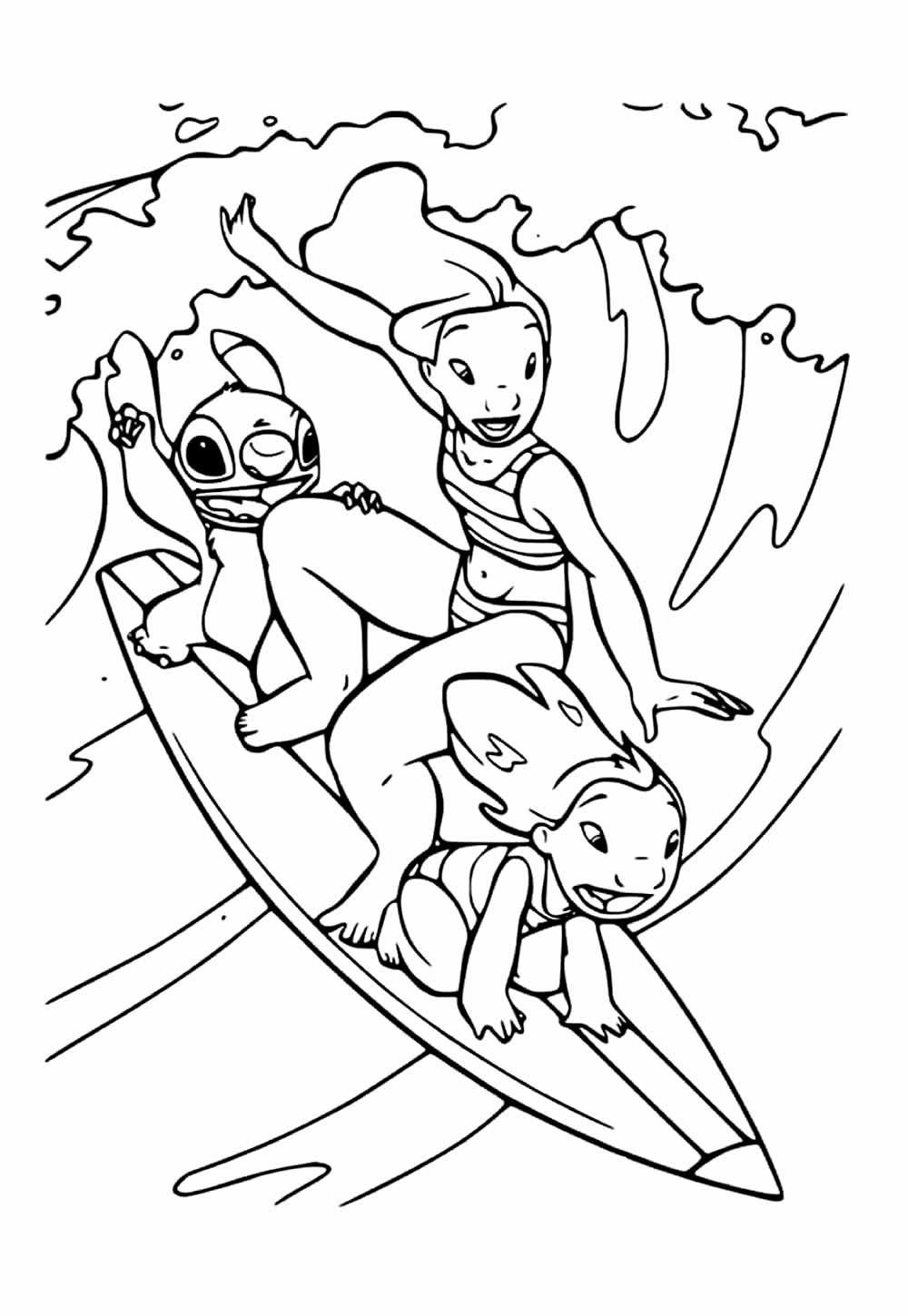Desenhos Nani Pelekai Colorir