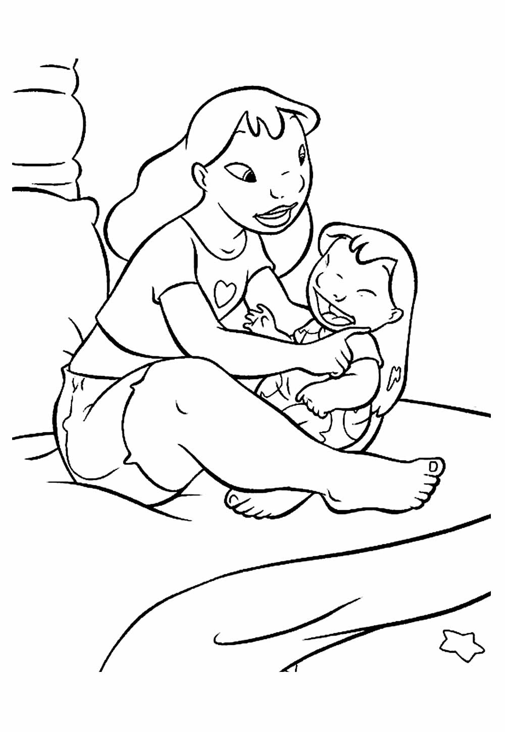 Desenhos Nani Pelekai Pintar