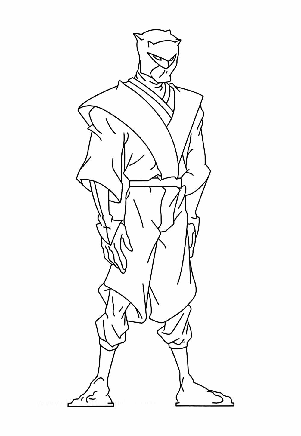 Desenhos das Aventuras de Jackie Chan para colorir