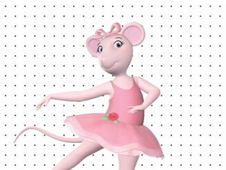 Desenhos da Angelina Ballerina para colorir