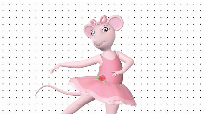 Desenhos da Angelina Ballerina para colorir
