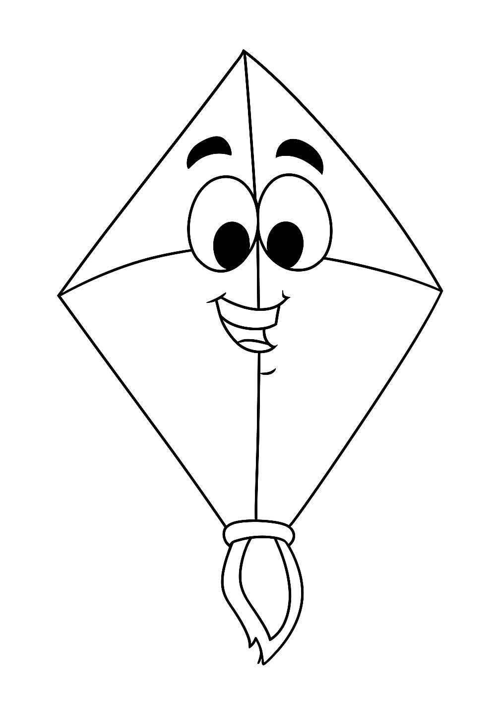 Desenho de Balão de São João para colorir