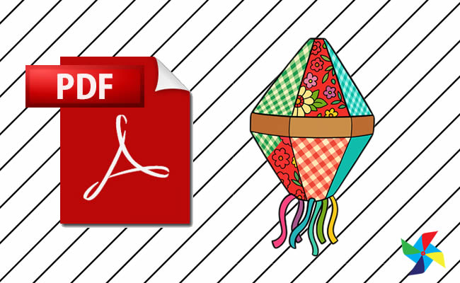 Desenhos de Balão junino em PDF