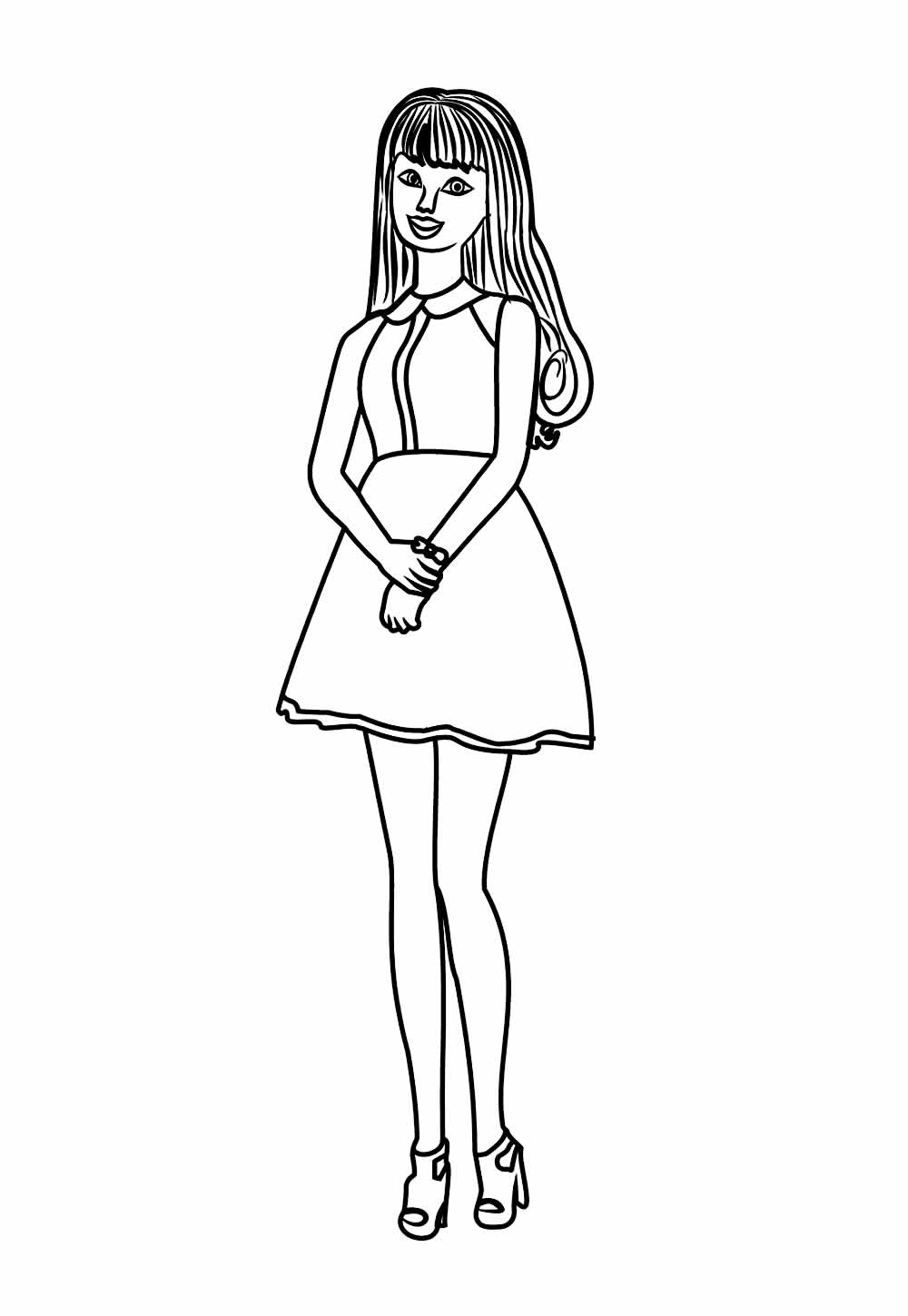 Desenho para colorir de Barbie Dreamhouse Adventures