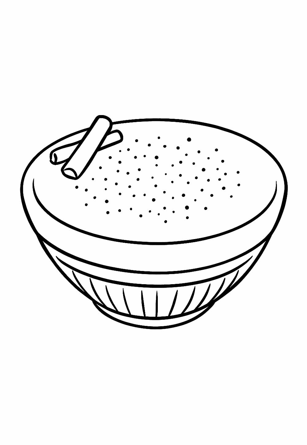 Desenho de Canjica para imprimir e pintar