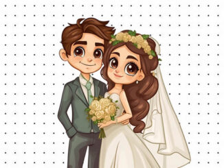 Desenhos de Casamento para colorir