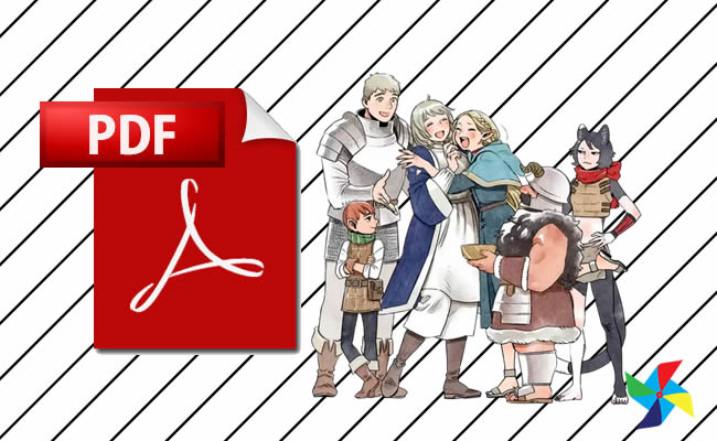Desenhos de Delicious in Dungeon em PDF