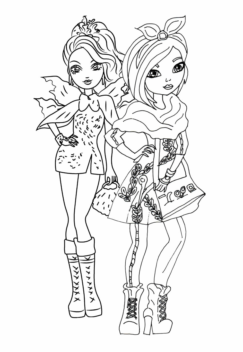 Desenhos de Ever After High para pintar