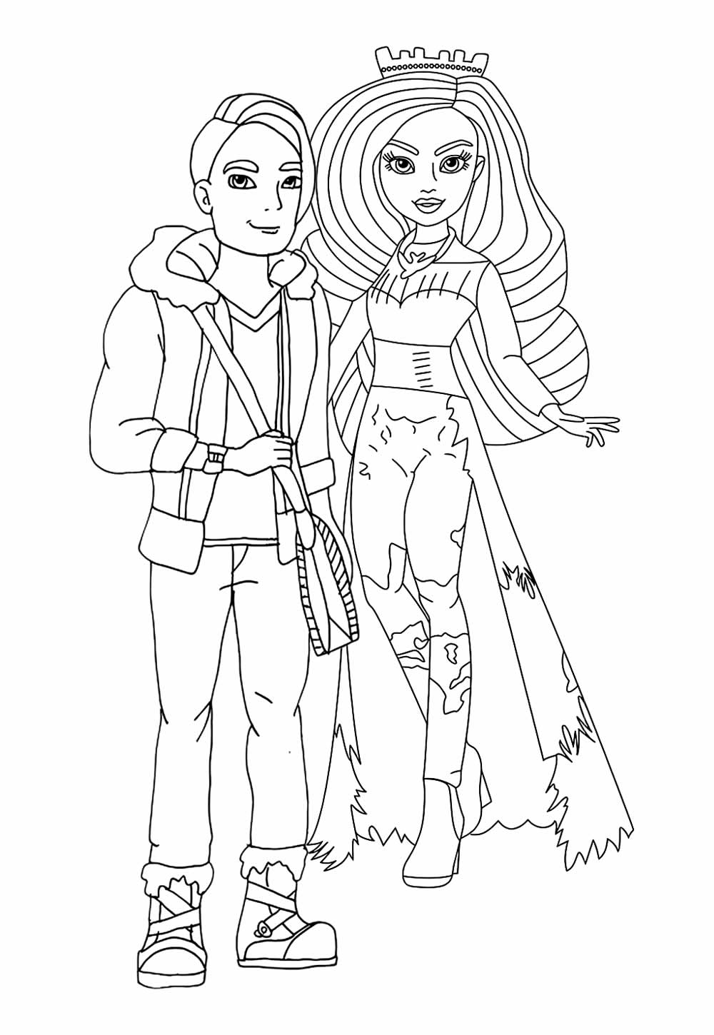 Desenhos de Ever After High para colorir