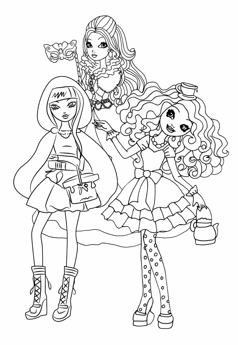 Desenho de Ever After High para colorir