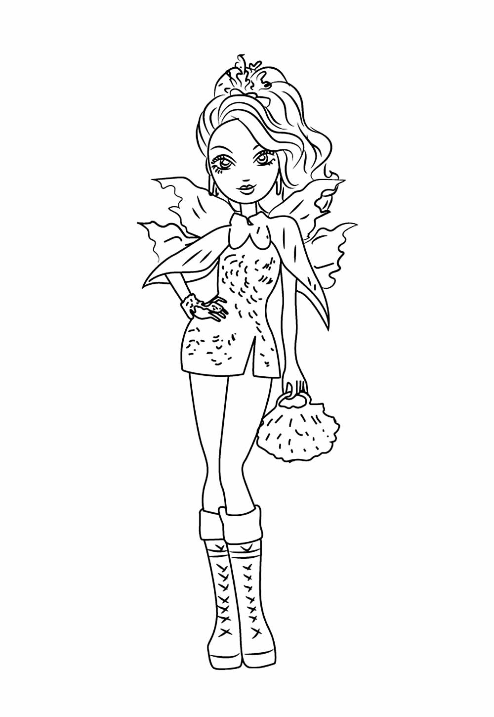 Desenhos de Ever After High para pintar e colorir