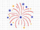 Desenhos de Fogos de Artifício para colorir