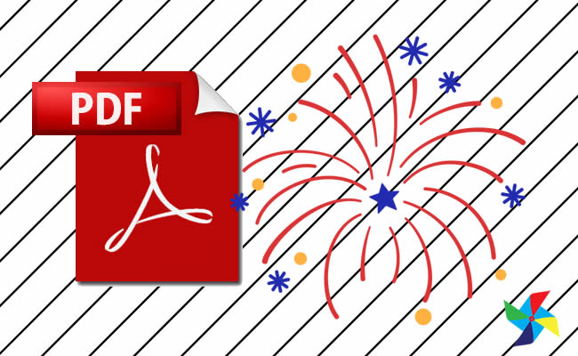 Desenhos de Fogos de Artifício em PDF
