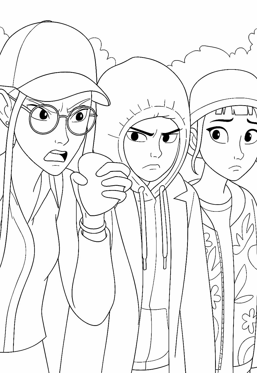 Desenhos das Guerreiras do K-Pop para pintar