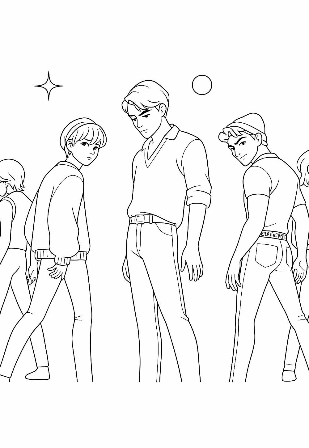 Guerreiras do K-Pop para pintar
