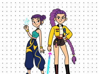 Desenhos de Guerreiras do K-Pop para colorir