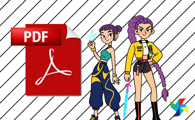 Desenhos de Guerreiras do K-Pop em PDF