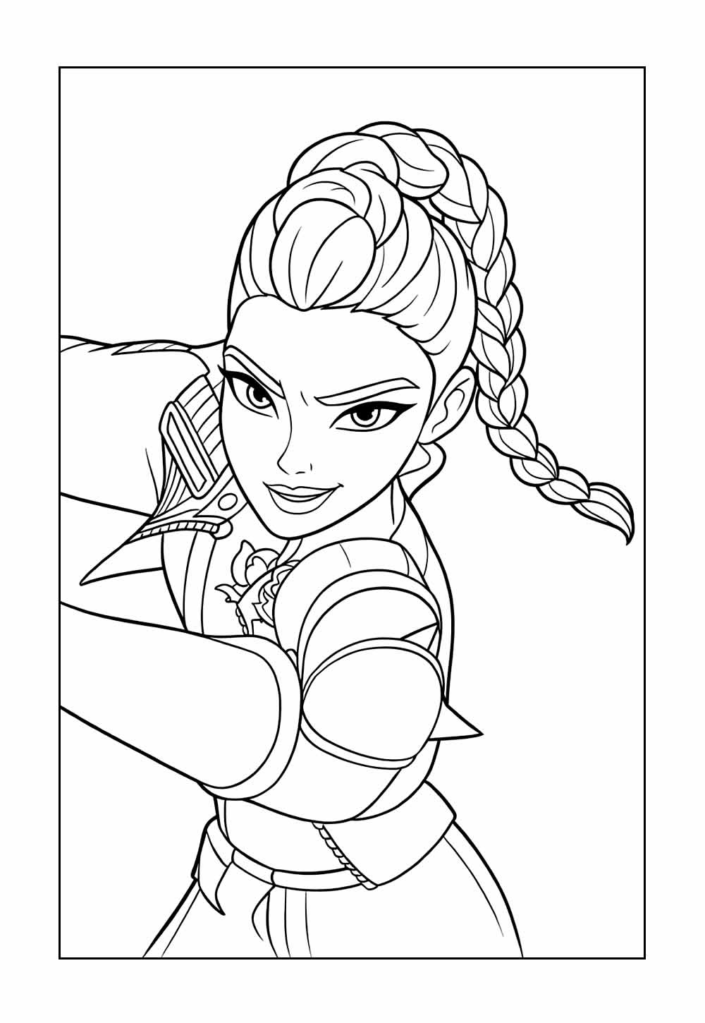 Desenho Rumi Colorir