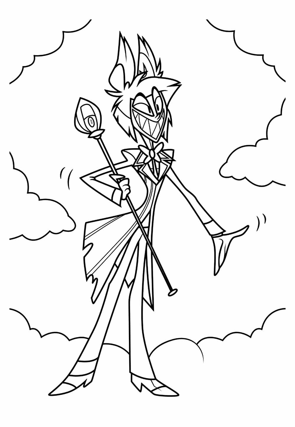 Página para Pintar de Hazbin Hotel