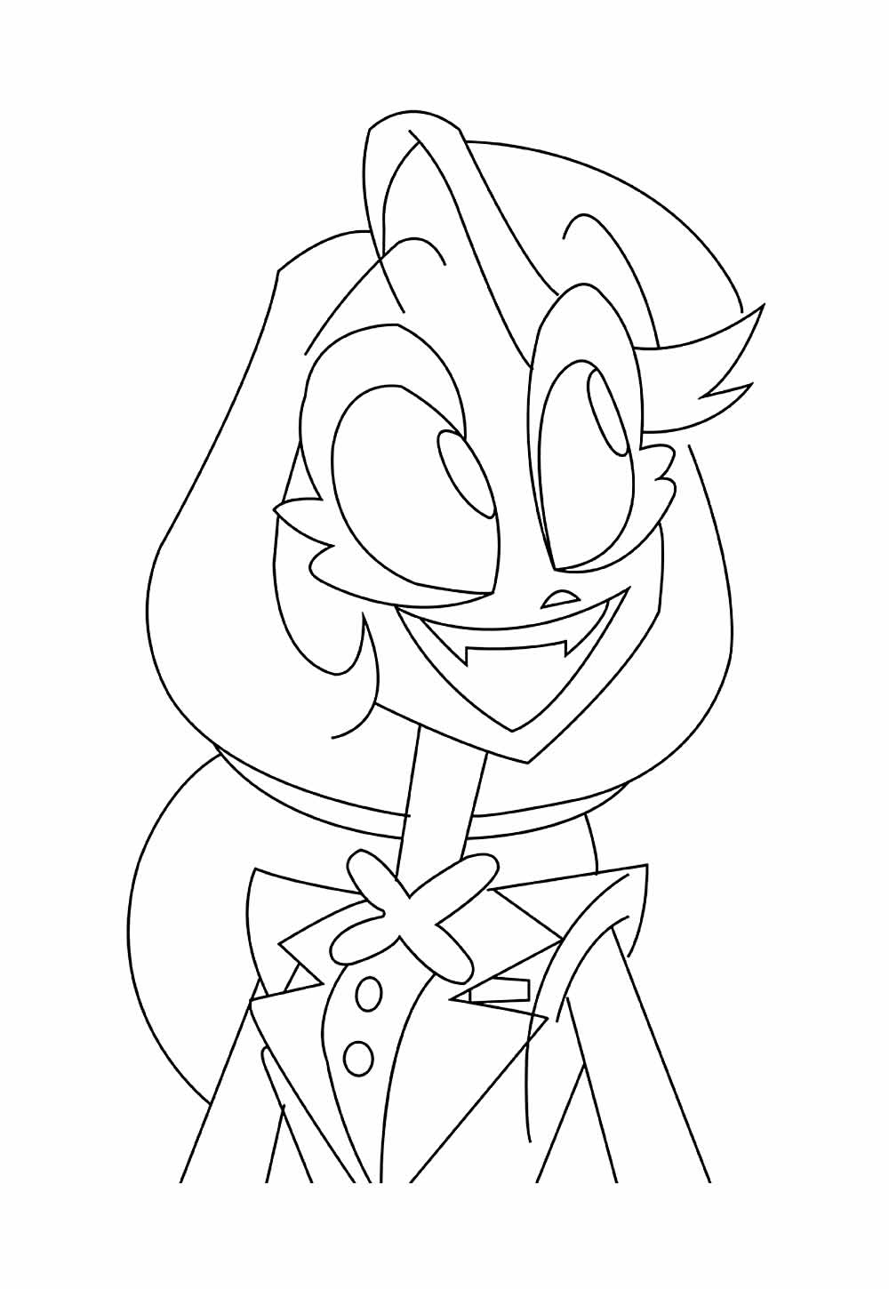Desenho de Hazbin Hotel para pintar