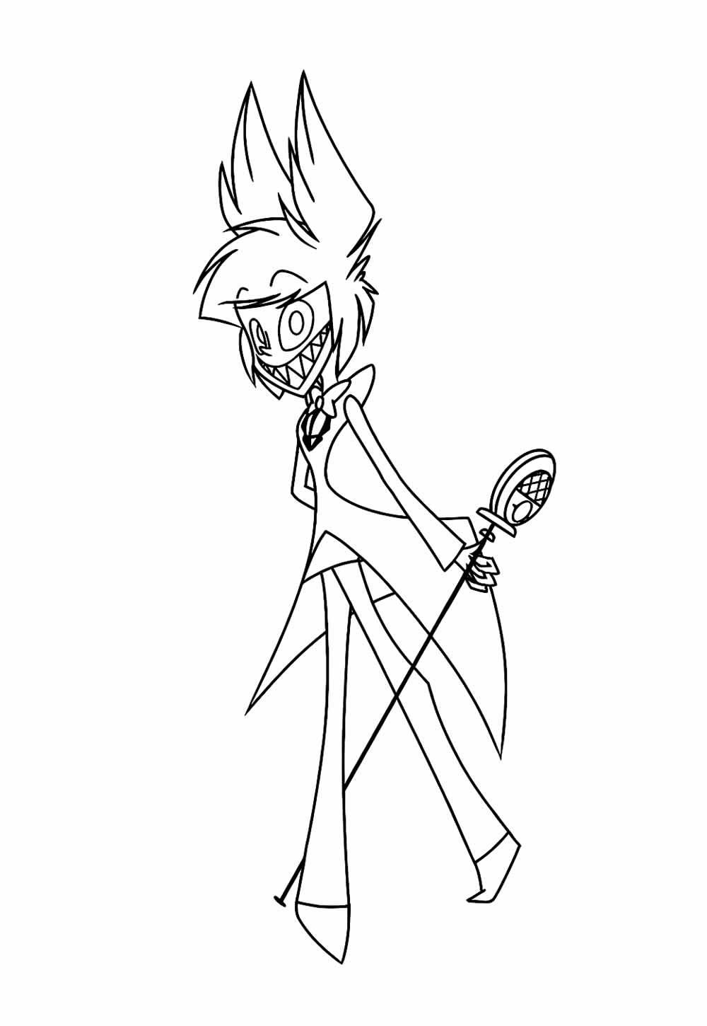 Desenhos de Hazbin Hotel para pintar