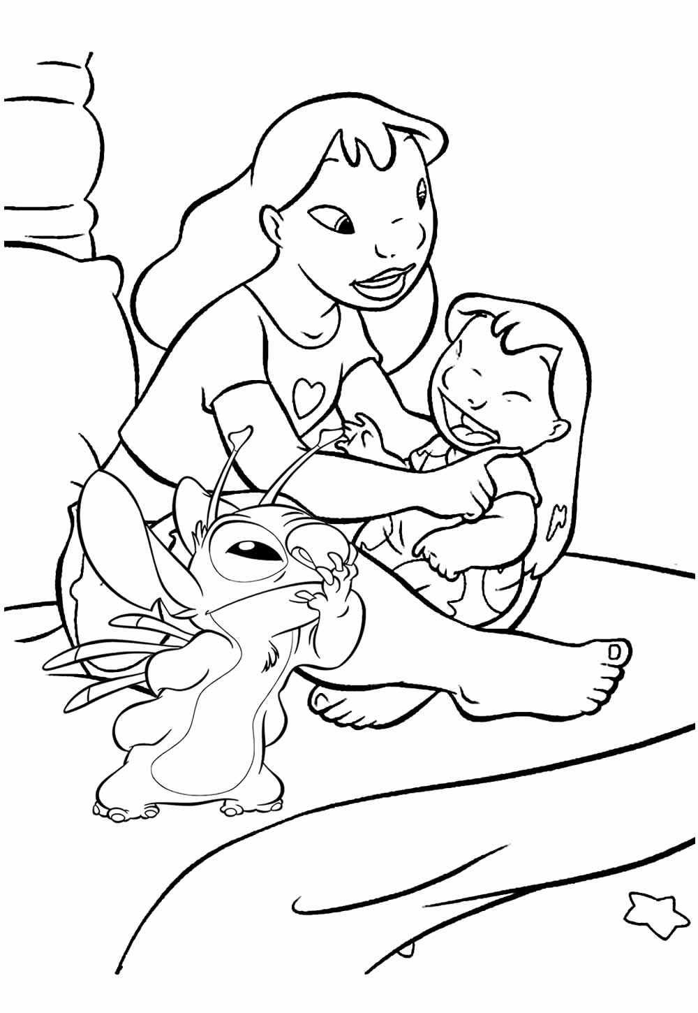 Desenhos Lilo e Stitch Colorir
