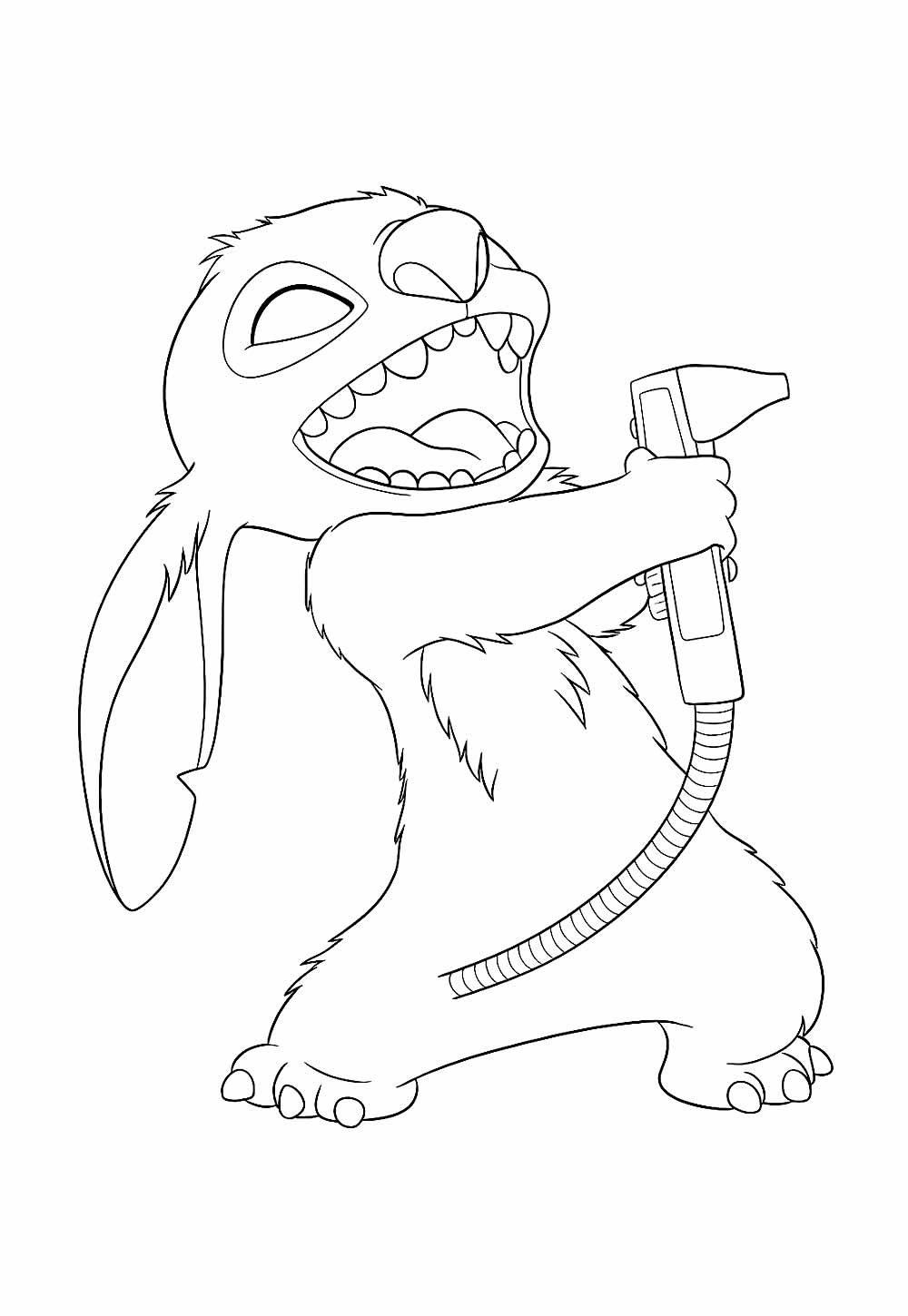 Desenho de Stitch para colorir
